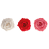 Rosa de açucar vermelho., rosa ou branco 5 cm