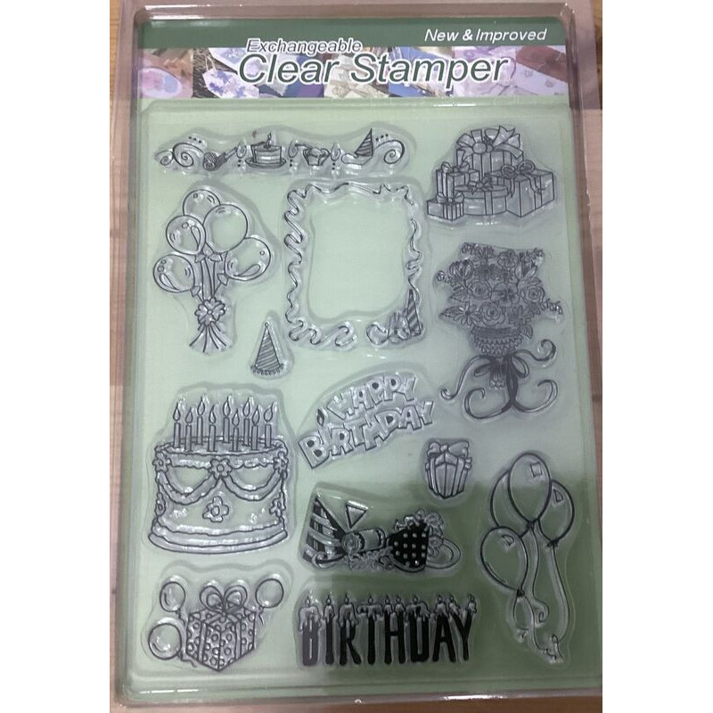 Clear Stamper 14x18 aniversario 1