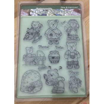 Clear Stamp 14x18 ursinhos 2