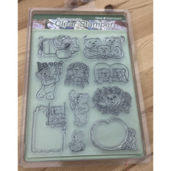 Clear Stamp 14x18 ursinhos 1