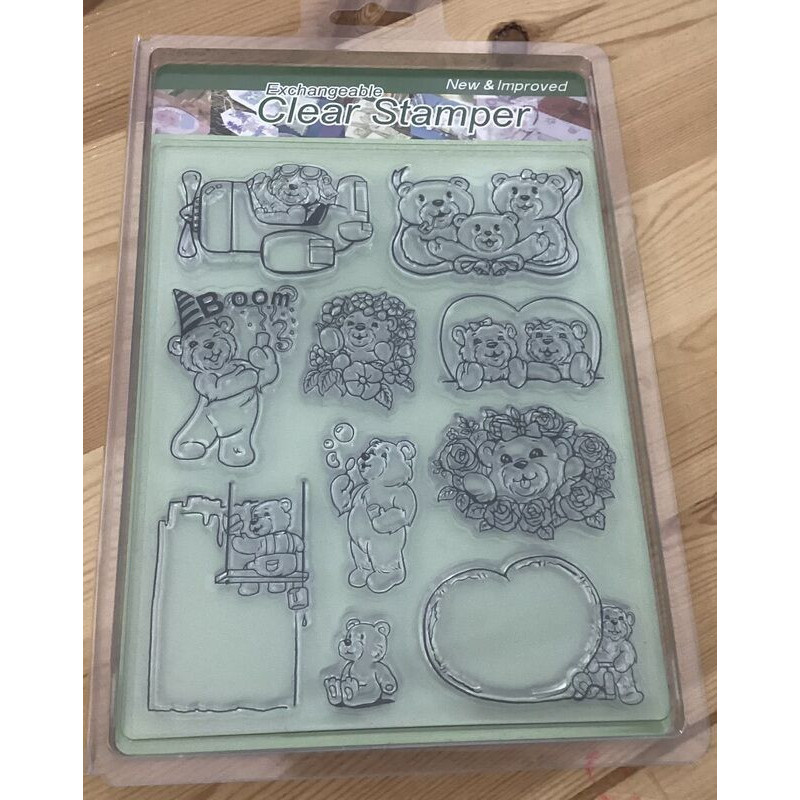 Clear Stamp 14x18 ursinhos 1