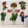 Topo de bolo Brawl Stars
