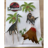 Topo de bolo dinossauros