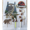 Topo de bolo dinossauros