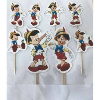 Topo de bolo Pinóquio