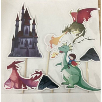 Topo de bolo Dragão