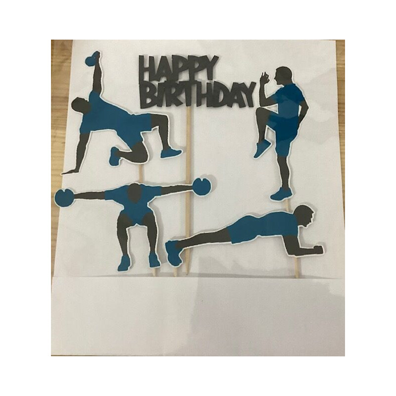 Topo de bolo Ginástica