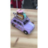 Mini coche de metal decorado 25cm