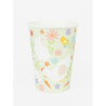8 copos de papel 250ml rabit