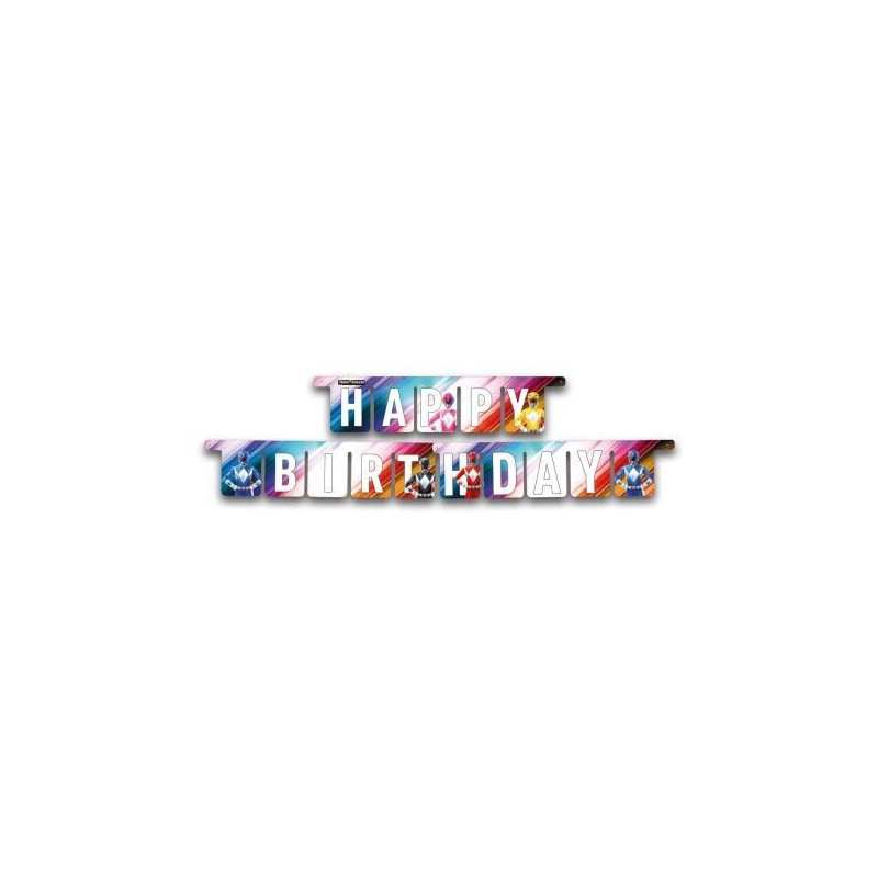 Grinalda Happy Birthday Pawer Rangers 3m