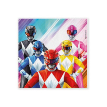 20 guardanapos 33x33cm Power Rangers