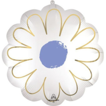 Balão supershape flor branca