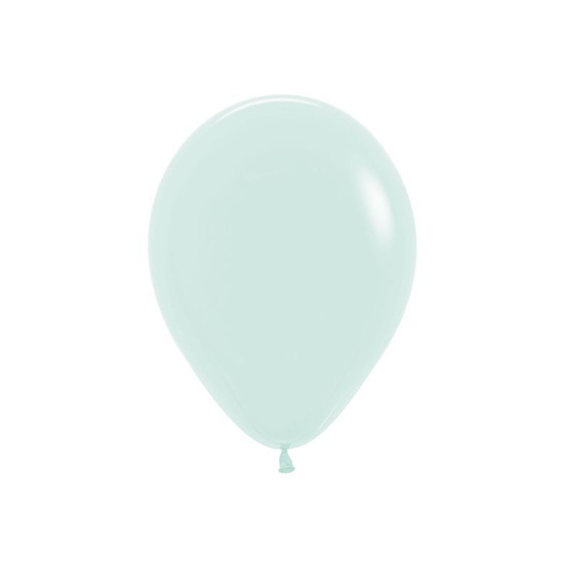 50 balões latex sempertex 12" Pastel Mate Verde