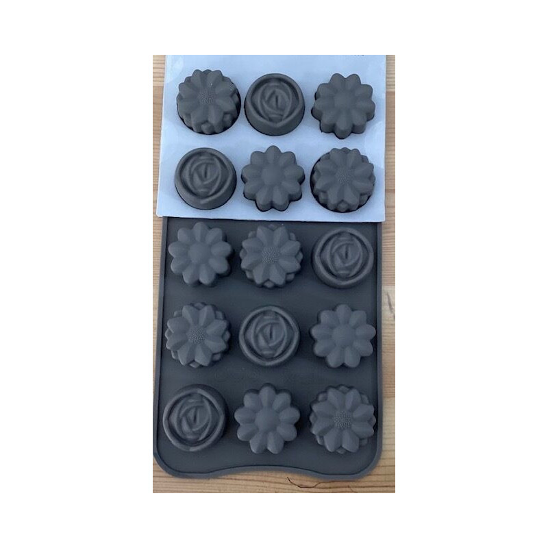 Molde bombons flores