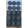 Molde bombons flores