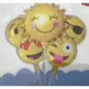 Kit 5 balões foil Smile