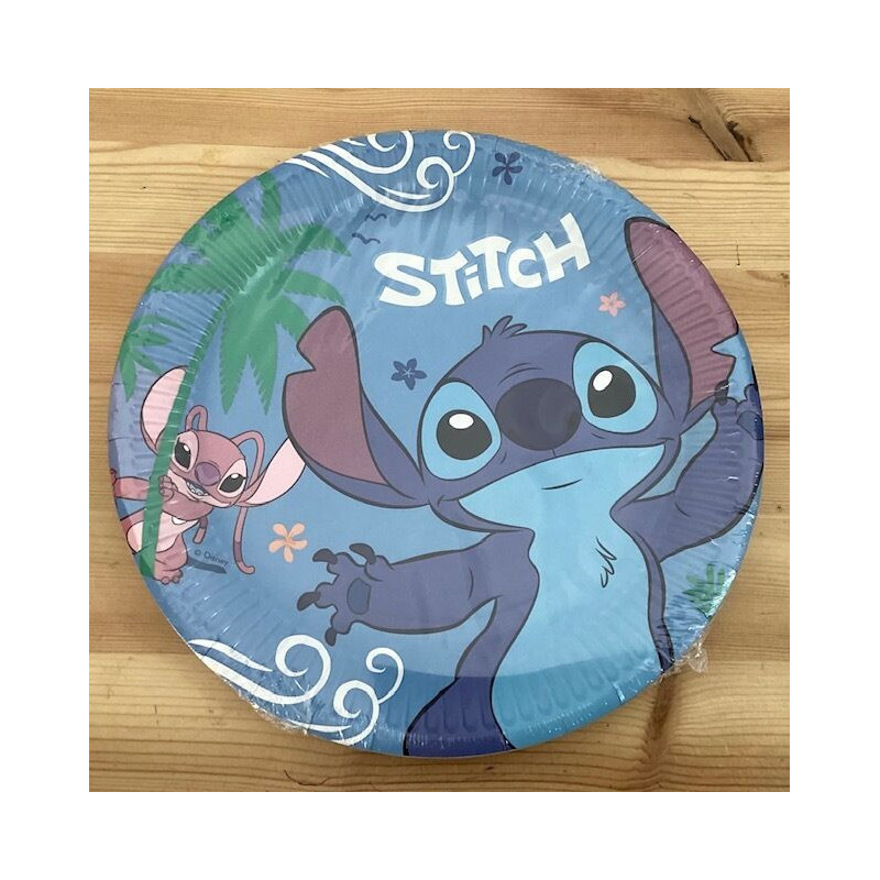 8 pratos 23cm Stitch