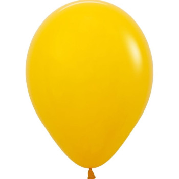 10 balões latex sempertex Fashion Amarelo Mel 5 polegadas