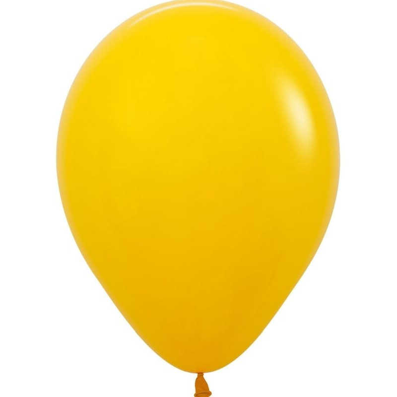 10 balões latex sempertex Fashion Amarelo Mel 5 polegadas