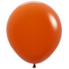 5 balões latex Sempertex Fashion Laranja Sunset 18 polegadas