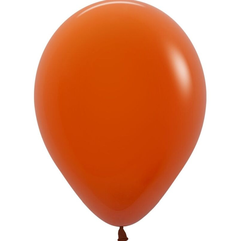 10 balões latex sempertex Fashion Laranja Sunset  5 polegadas