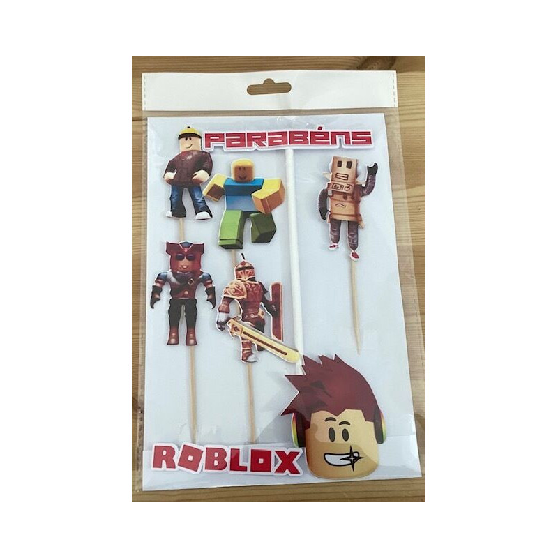 Topo de bolo Roblox