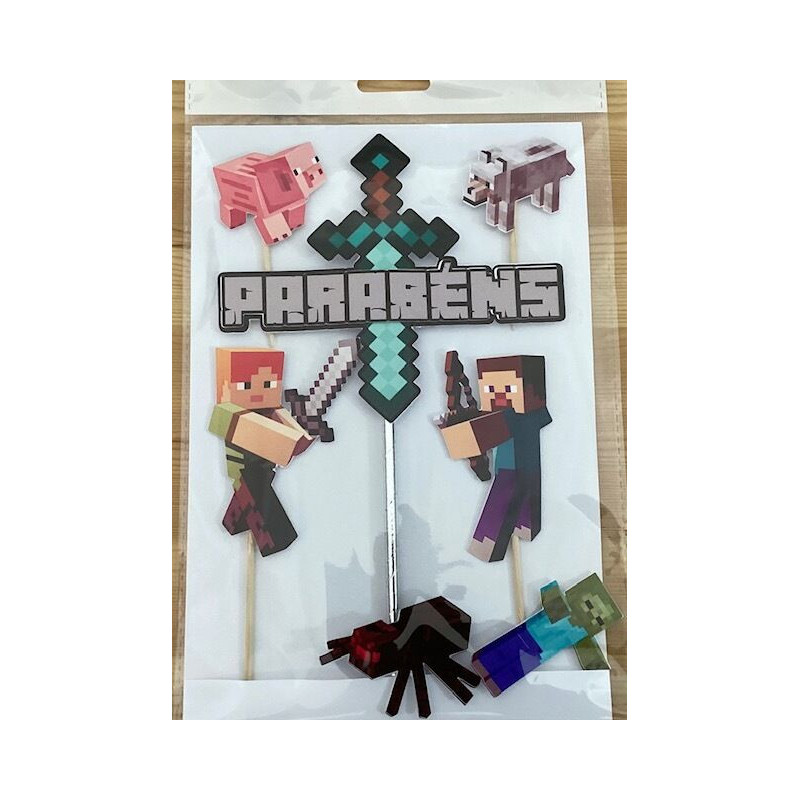 Topo de Bolo Minecraft