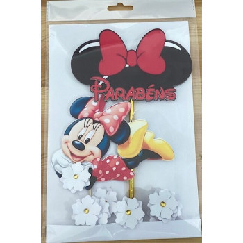 Topo de bolo Minnie