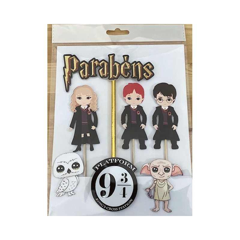 Topo de bolo Harry Pother