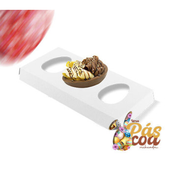 Base para 3 ovos chocolate pequenos