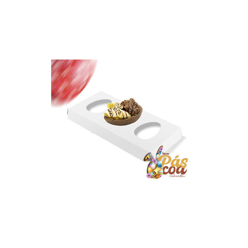 Base para 3 ovos chocolate pequenos