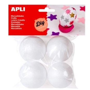 4 bolas esferovite 4cm