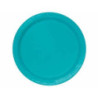 20 pratos Caribbean Teal 17,1cm