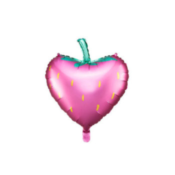 Balão foil Morango 45cm - 16.5x17.5 polegadas