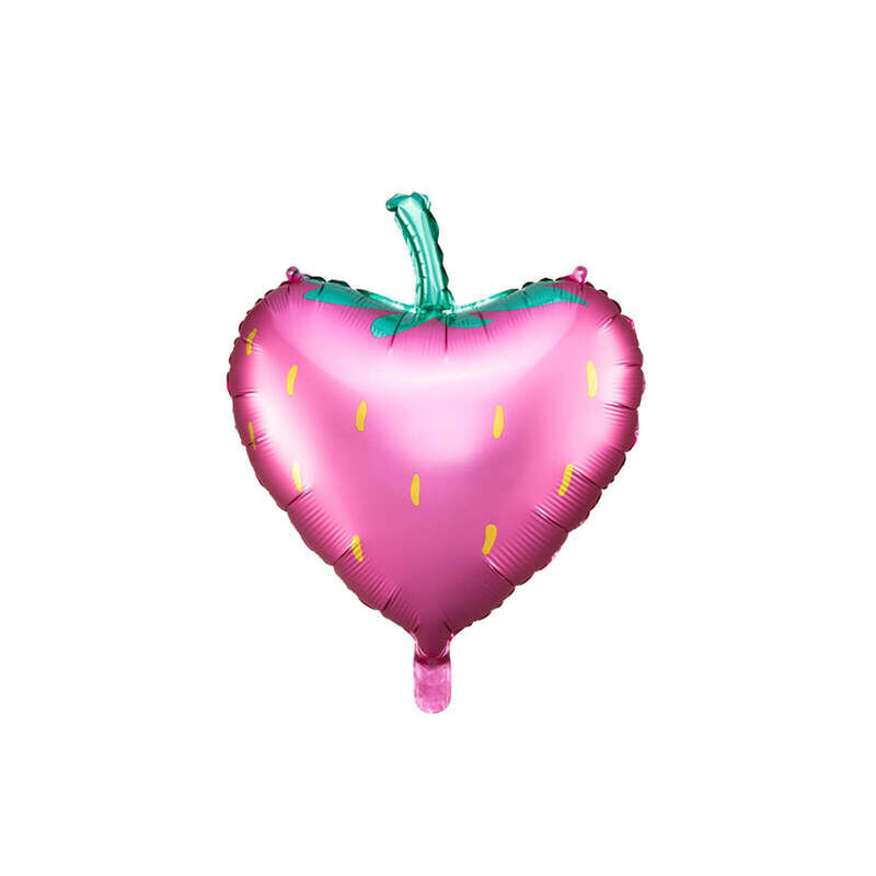 Balão foil Morango 45cm - 16.5x17.5 polegadas
