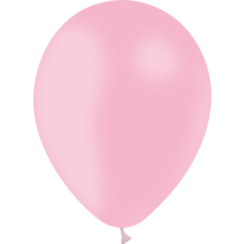 5 balões latex gemar 28cm - 11" Rosa Bebé