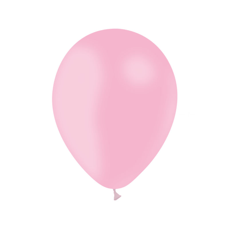 5 balões latex gemar 28cm - 11" Rosa Bebé