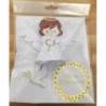 Topo de bolo Batizado branco menina