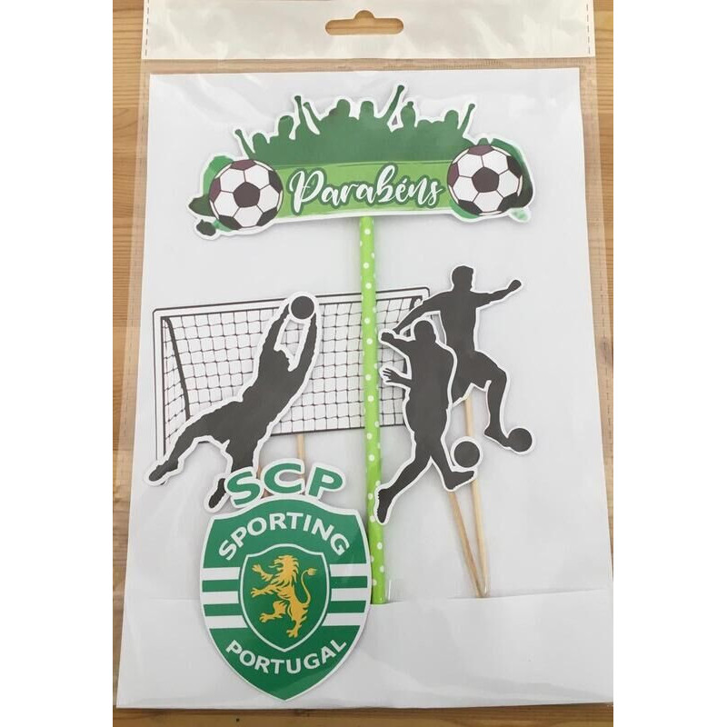 Topo de bolo Sporting
