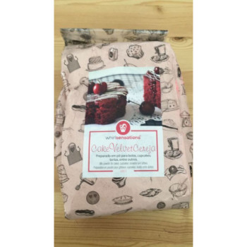 Cake velvet de cereja - 1 Kg