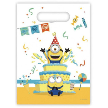 6 sacos lembrancas Minions