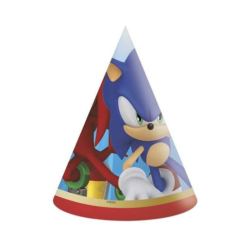6 chapéus Sonic