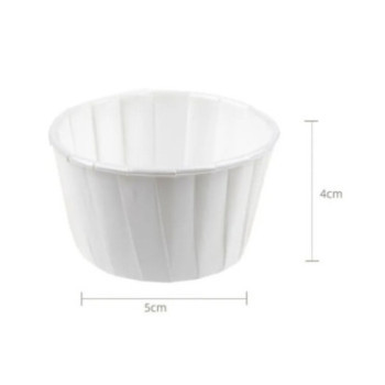 12 formas cupcakes 6x4cm branco