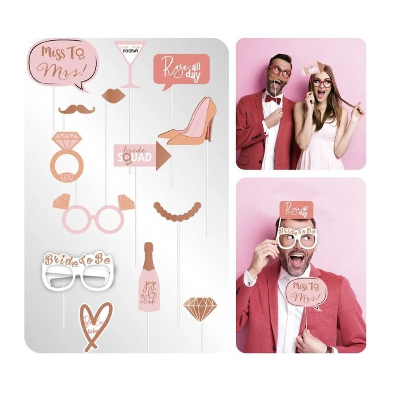 Fhotobooth despedida de solteira 14 pcas