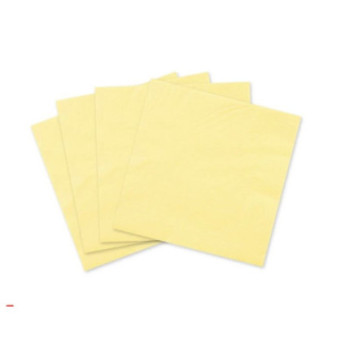 16 guardanapos 33x33cm amarelo