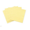 16 guardanapos 33x33cm amarelo