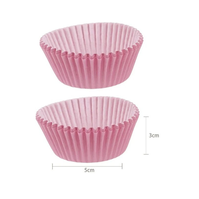 60 formas de papel 11cm rosa