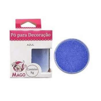 Corante em pó Mago 8g azul