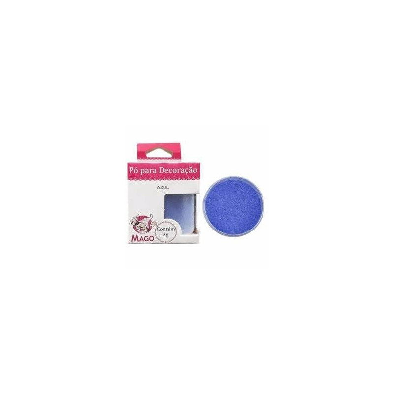Corante em pó Mago 8g azul