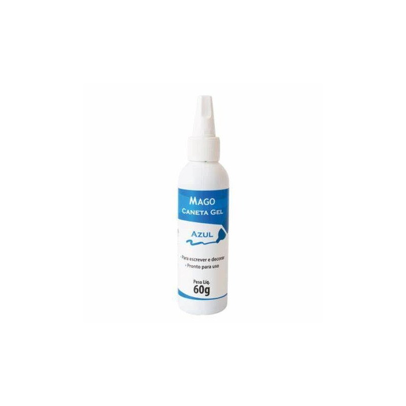 Caneta gel Mago 60g azul